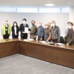 年金者組合の皆さんが岐阜市長と懇談。2月10日、午前。